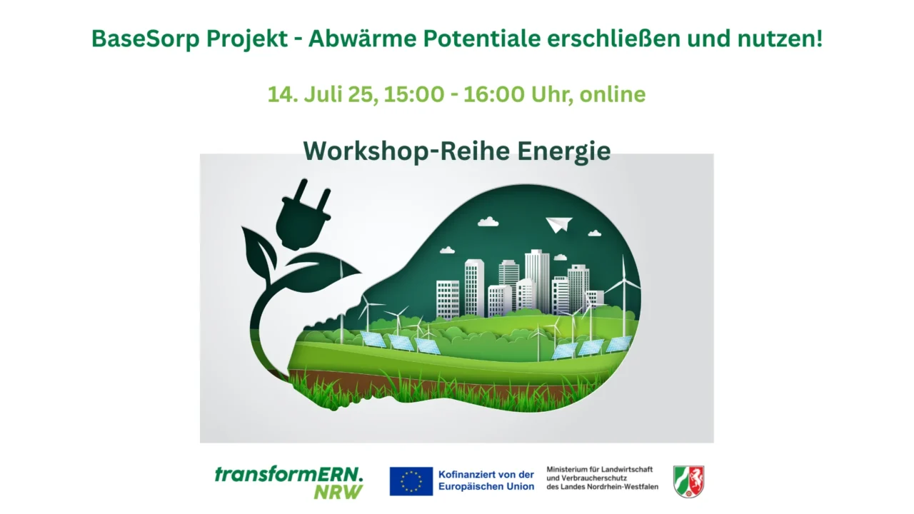Abbildung: Workshop „BaseSORP Projekt – Abwärme Potentiale erschließen und nutzen (© TransformERN)