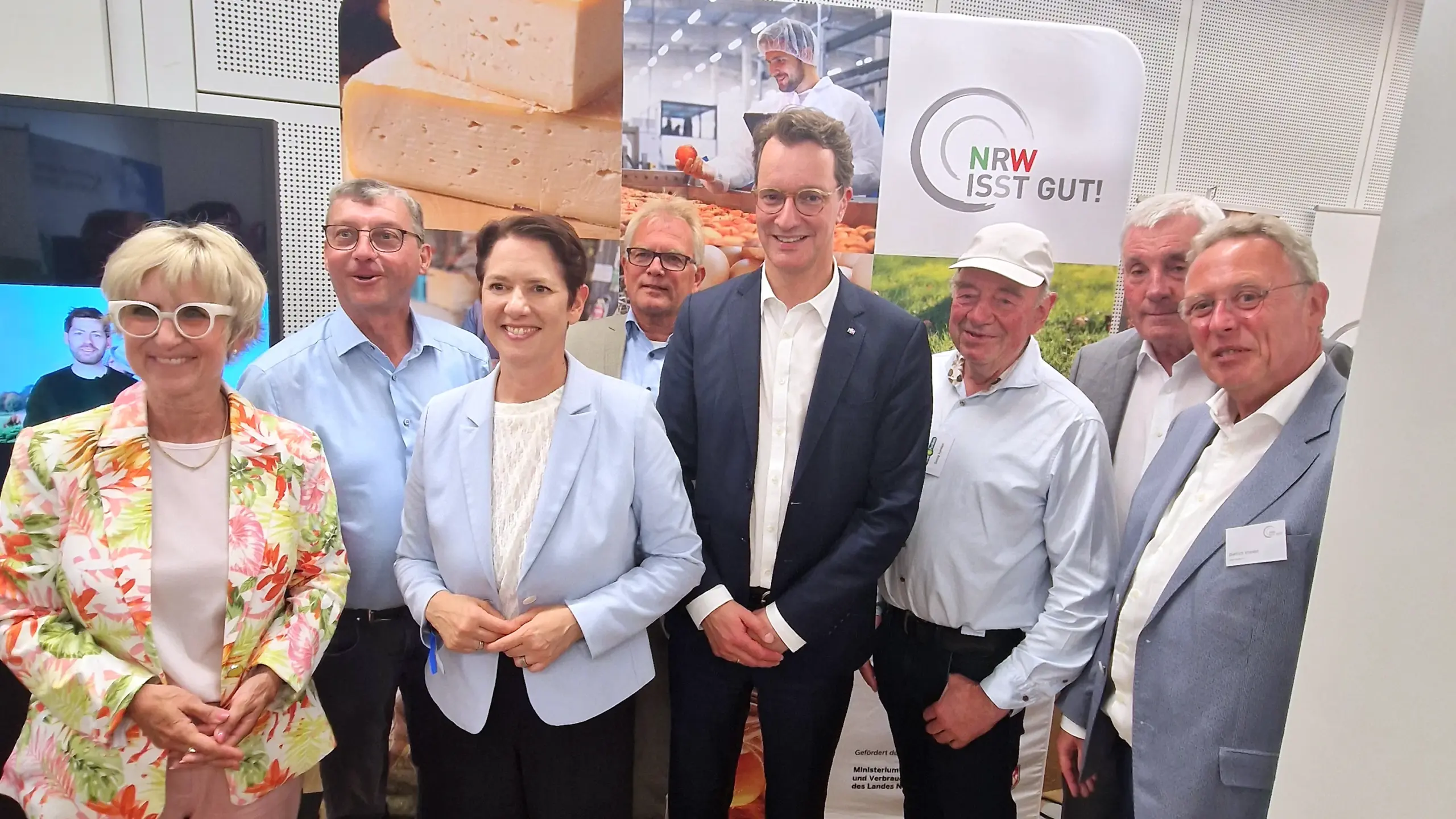 Foto: Ernährung-NRW e. V. auf dem Sommerfest der NRW-Landesvertretung in Brüssel (© Karin Braf | Ernährung-NRW e. V.)