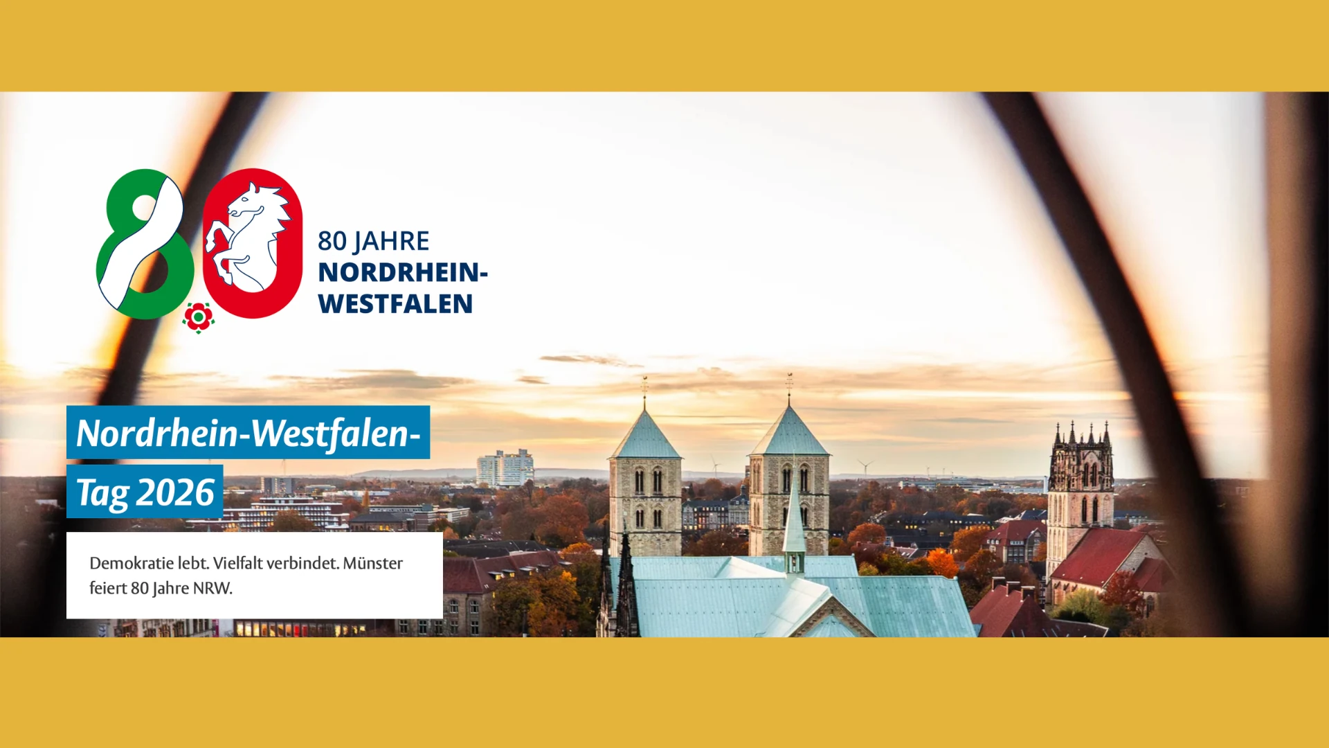 Abbildung: NRW-Tag 2026 (© Stadt Münster)