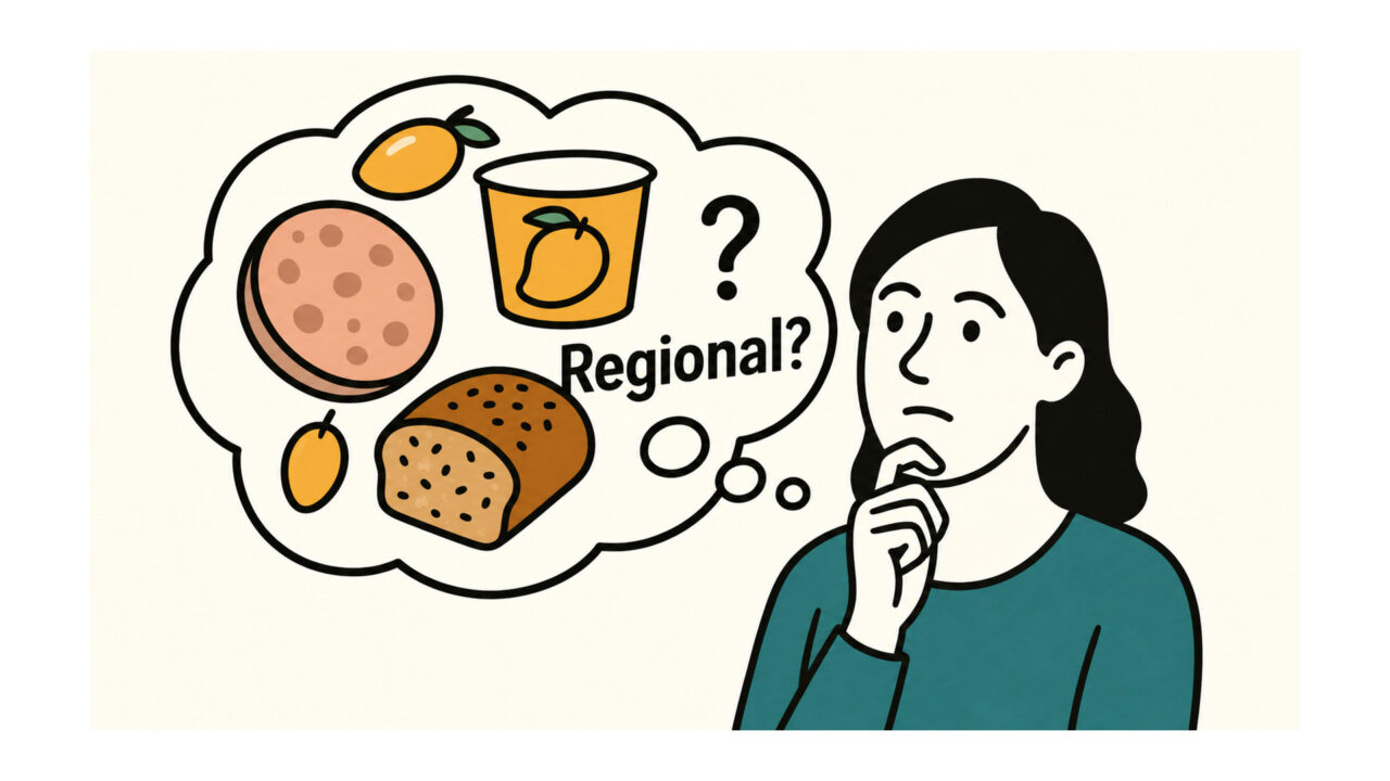 Abbildung: Verbraucher:in macht sich Gedanken über Regionalität (© C³ team GbR)